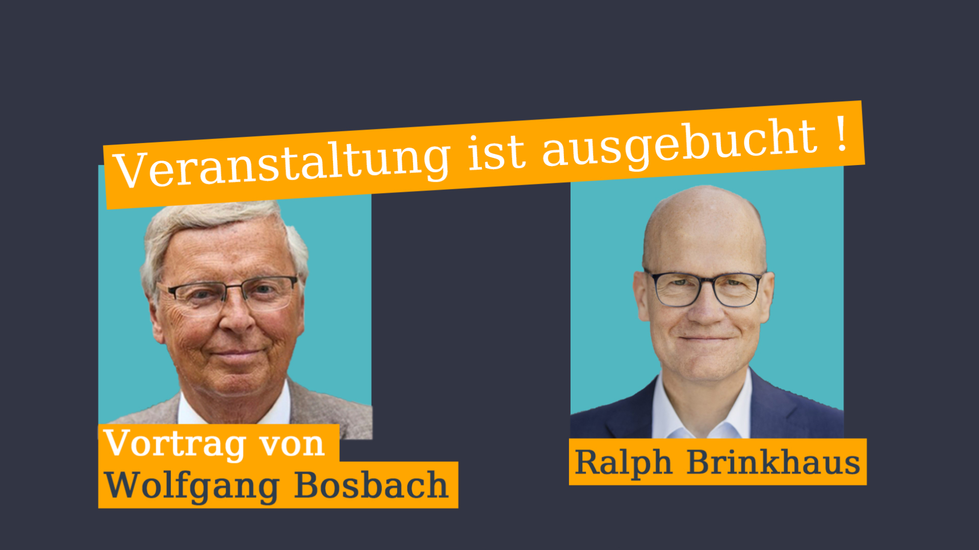 Veranstaltung ist ausgebucht !